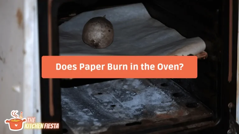 does paper burn in the oven