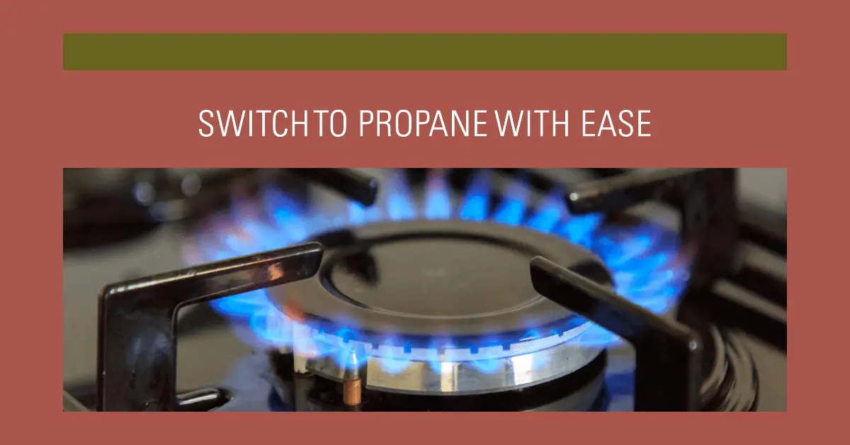 how to convert natural gas stove to propane