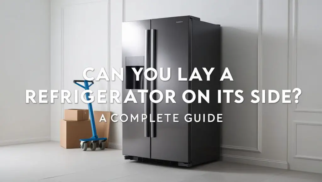 Can You Lay a Refrigerator on Its Side? A Complete Guide